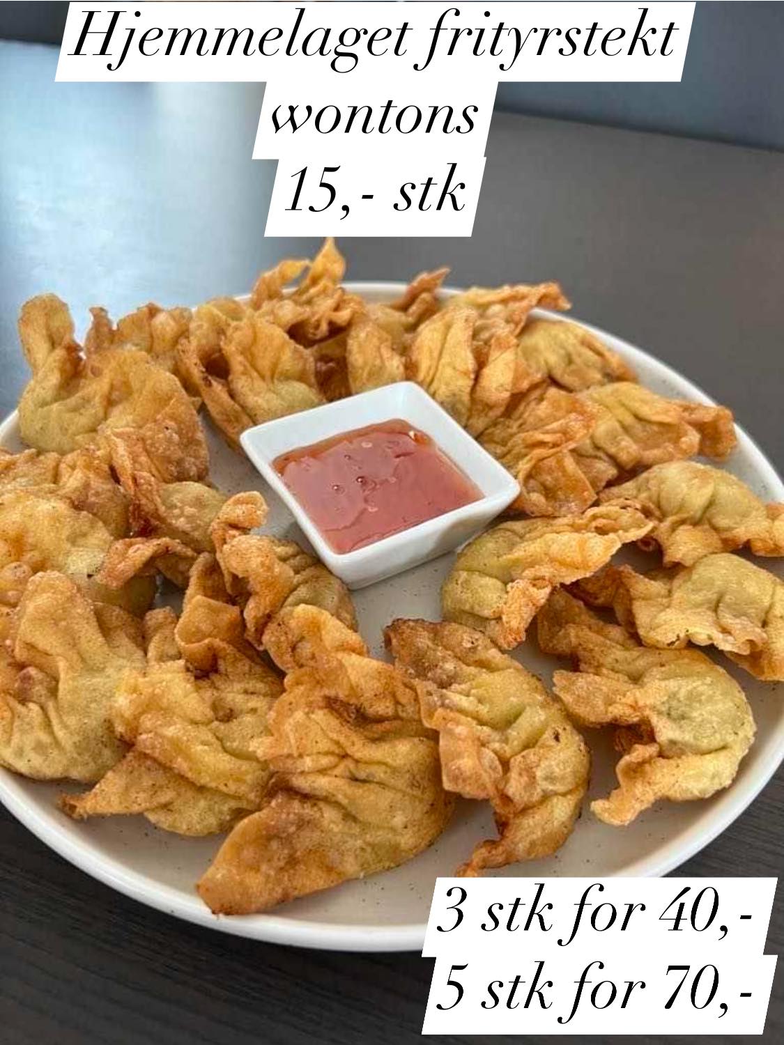 🥟🥟FRITYRSTEKT WONTON Vi har... - T-H SUSHI Haugesund | Facebook