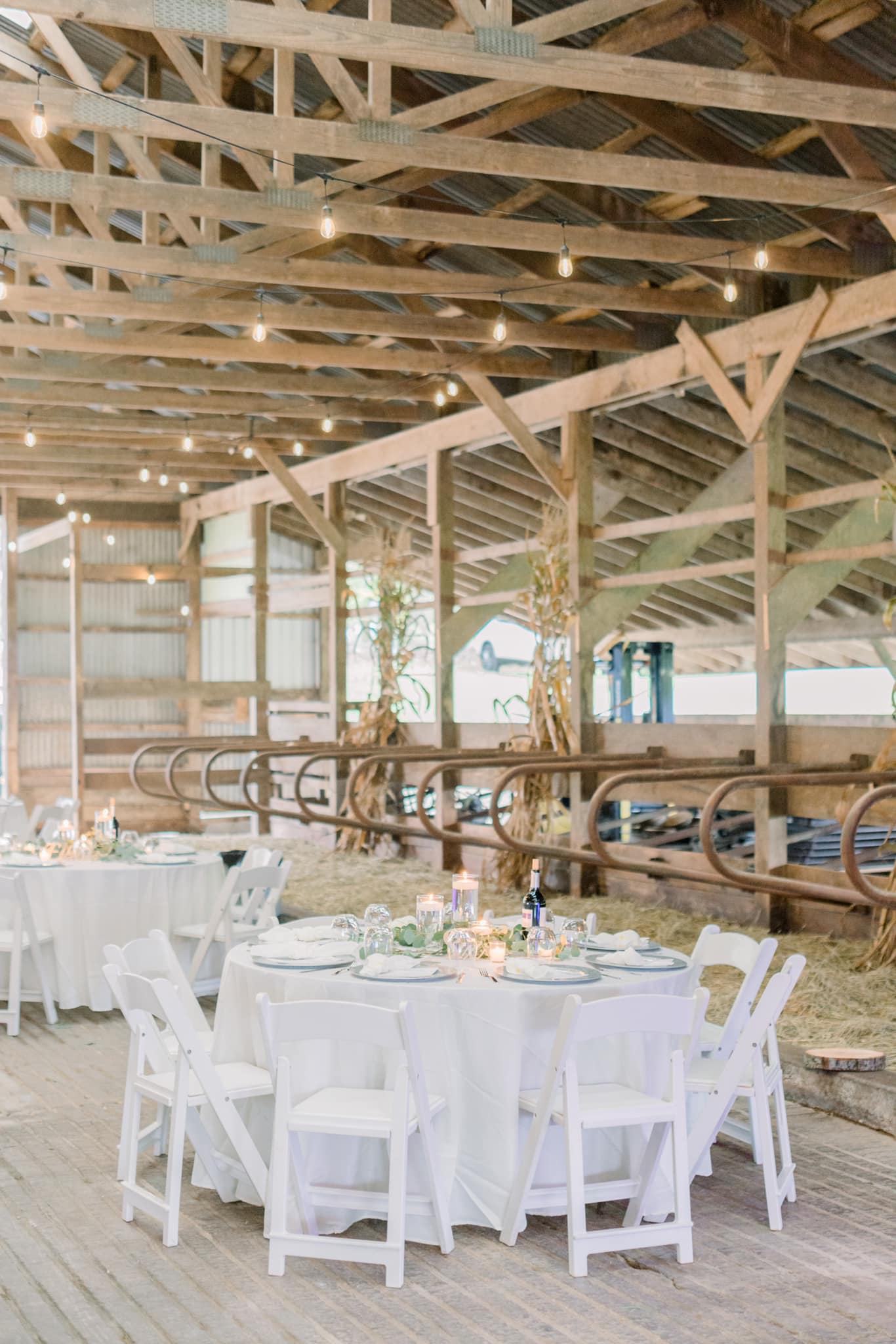 The former cow barn turned into... - Thompson Ridge View Farm