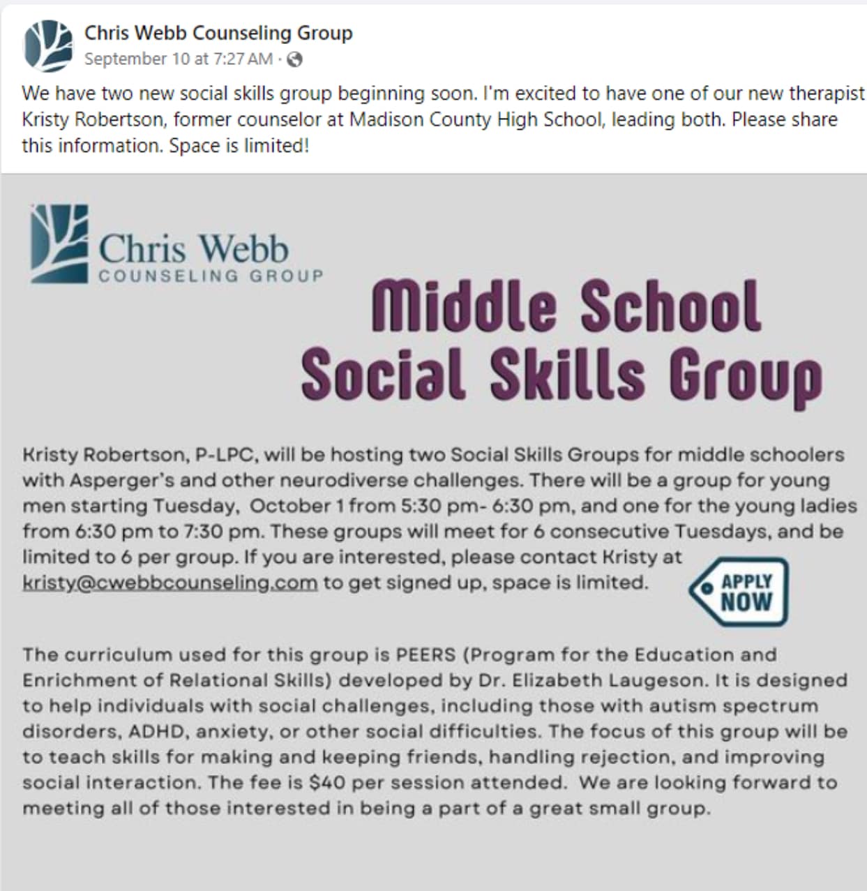 Children's of Mississippi Center for Advancement of Youth | Jackson MS