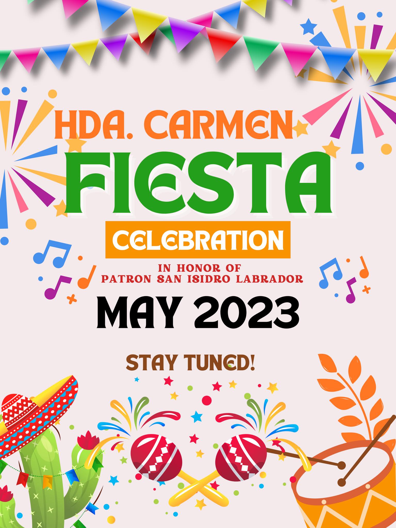 The celebration of fiesta has... - Hda. Carmen Fiesta 2023 | Facebook