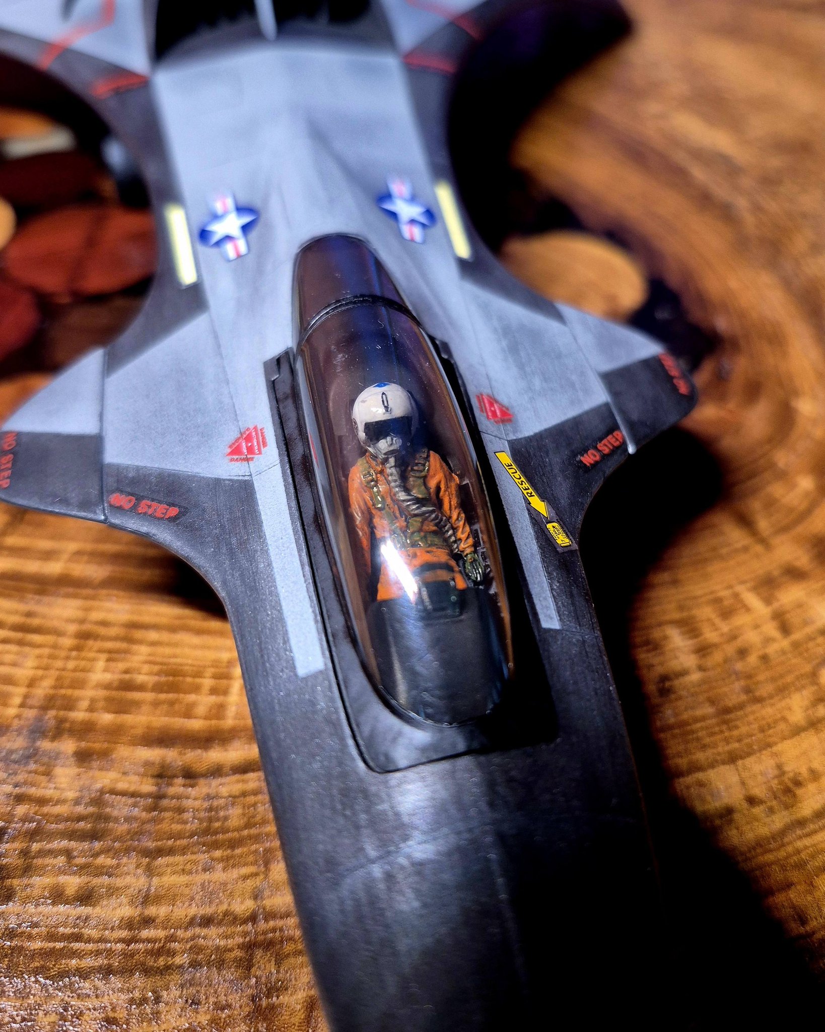 Building a 1:48 Monogram F-19 Stealth Fighter model kit