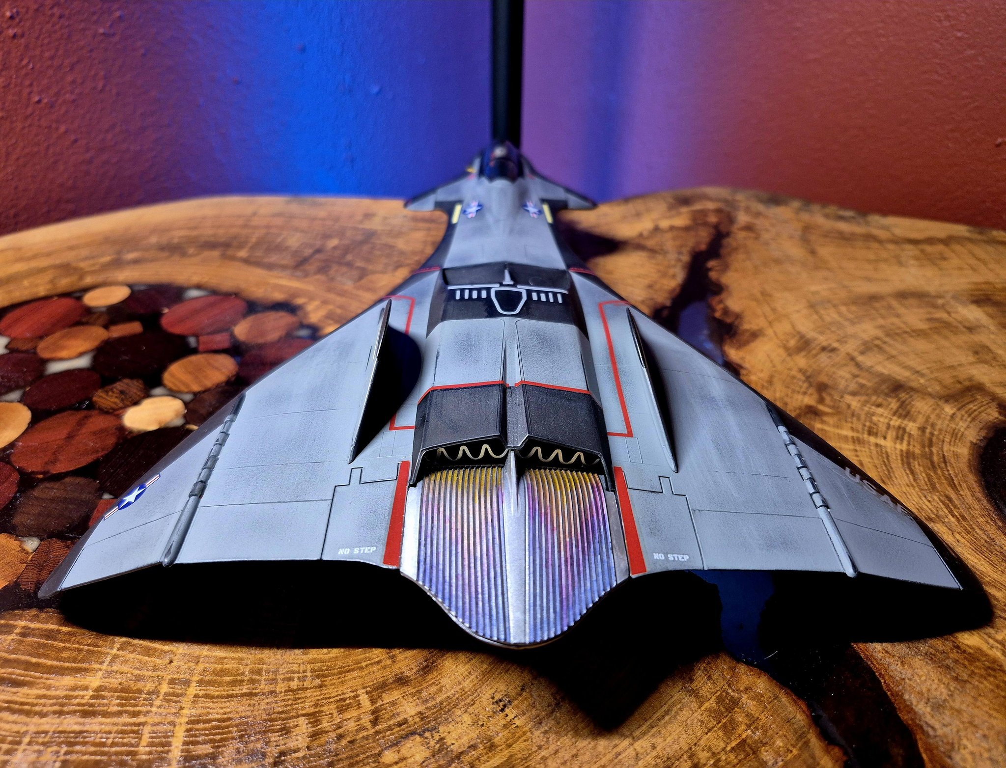Building a 1:48 Monogram F-19 Stealth Fighter model kit