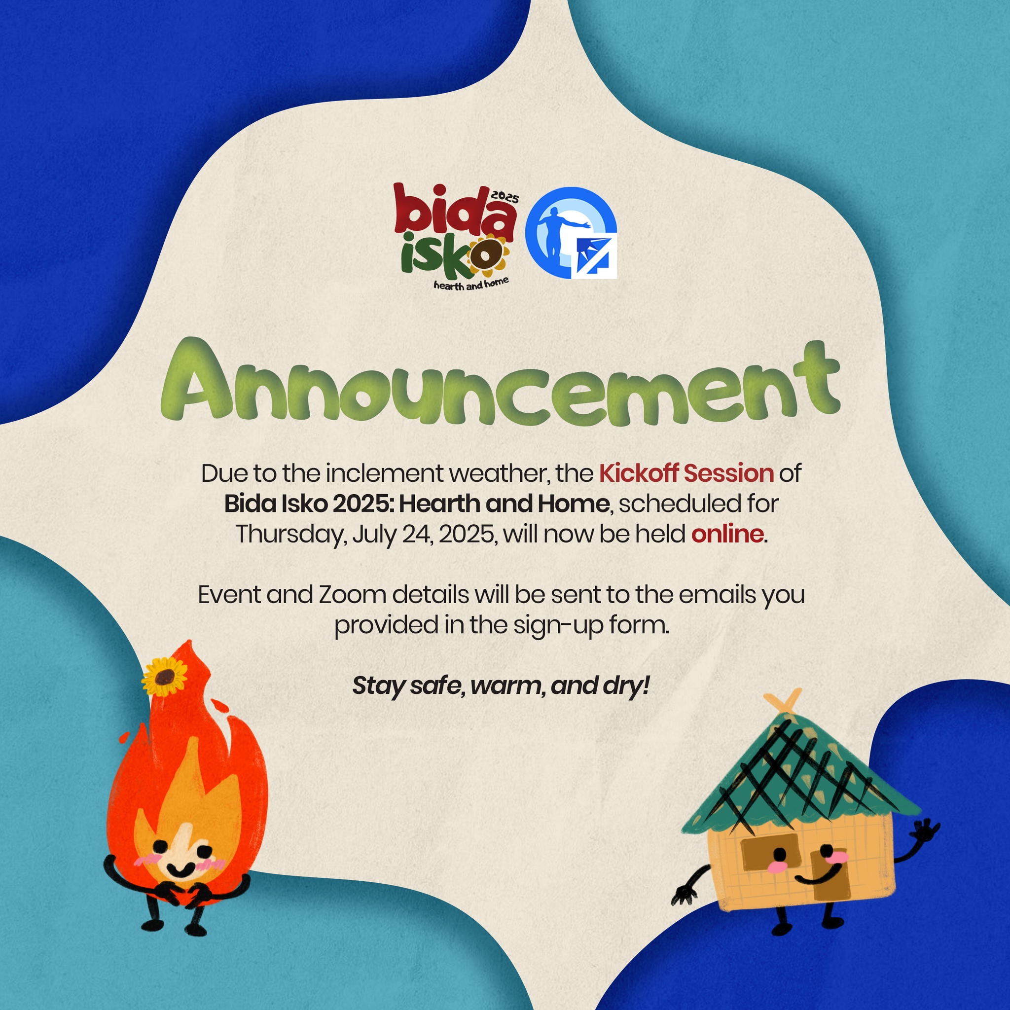 KALikha UPD - 🌧️ ANNOUNCEMENT from Bida Isko 2025 🌧️ In... | Facebook