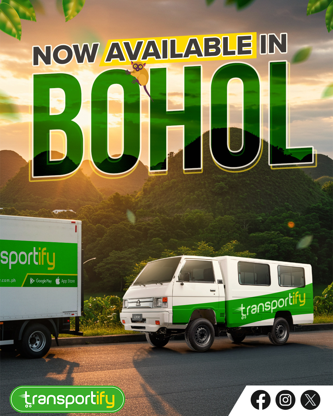 Transportify - We’re Ready to Roll, Transportify Now in Bohol! ⛰️ ...