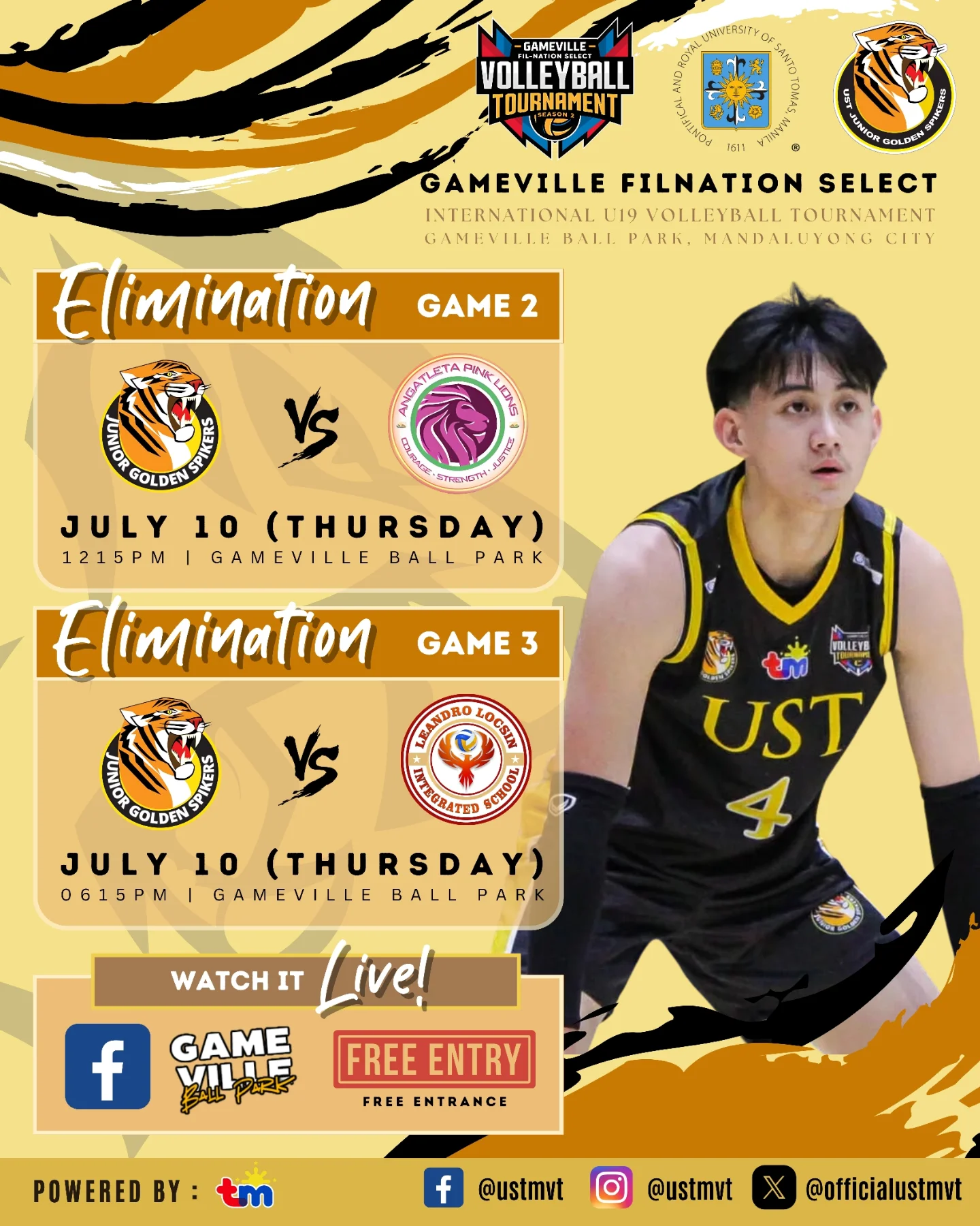UST - EYES ON THE PRIZE 🏆 Live stream via FB: facebook.com/gameville ...