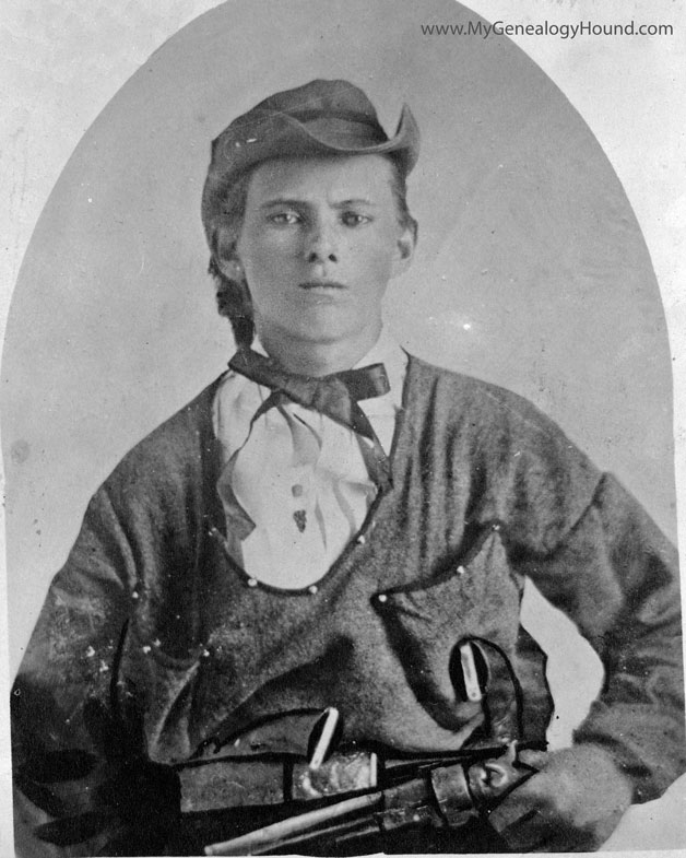 My - An early photo of the outlaw Jesse James. This photo is from 1864 ...