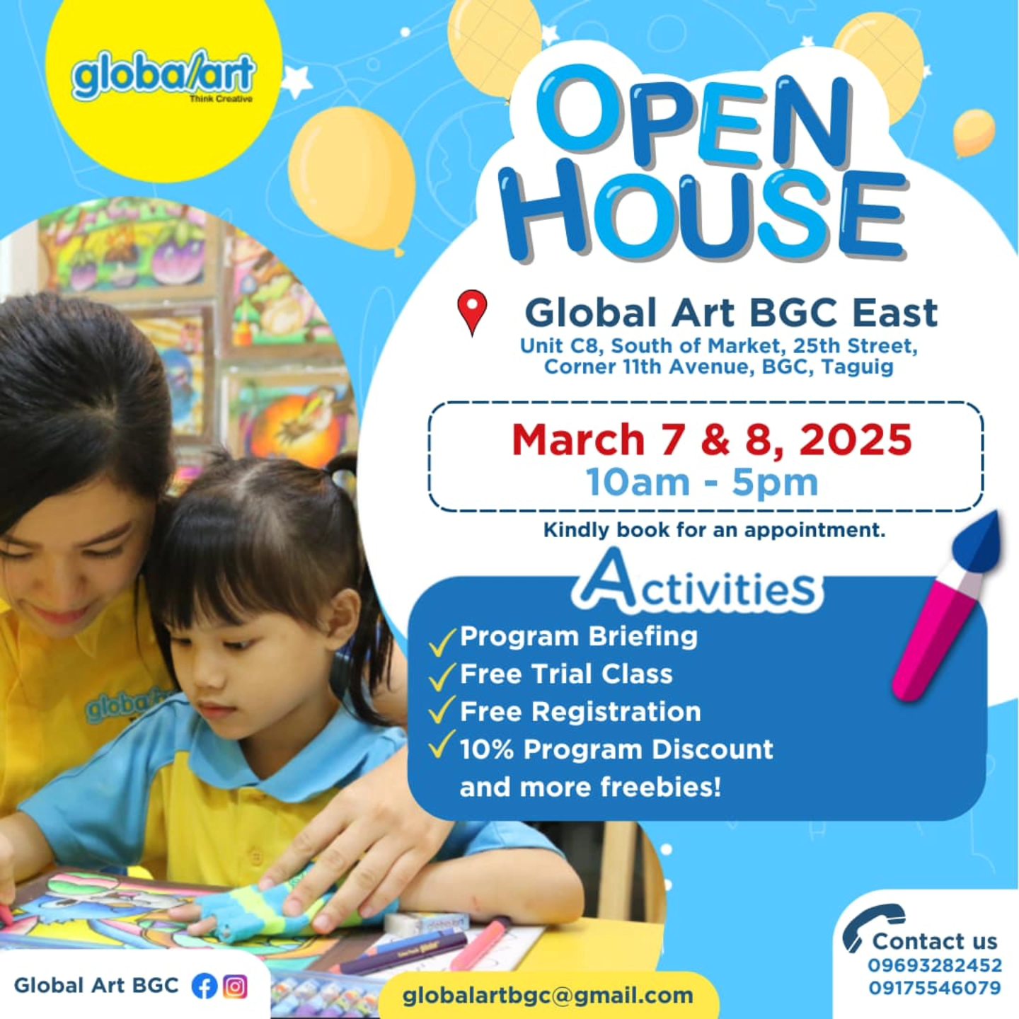 Global Art Philippines - Visit Global Art BGC East OPEN HOUSE on March ...