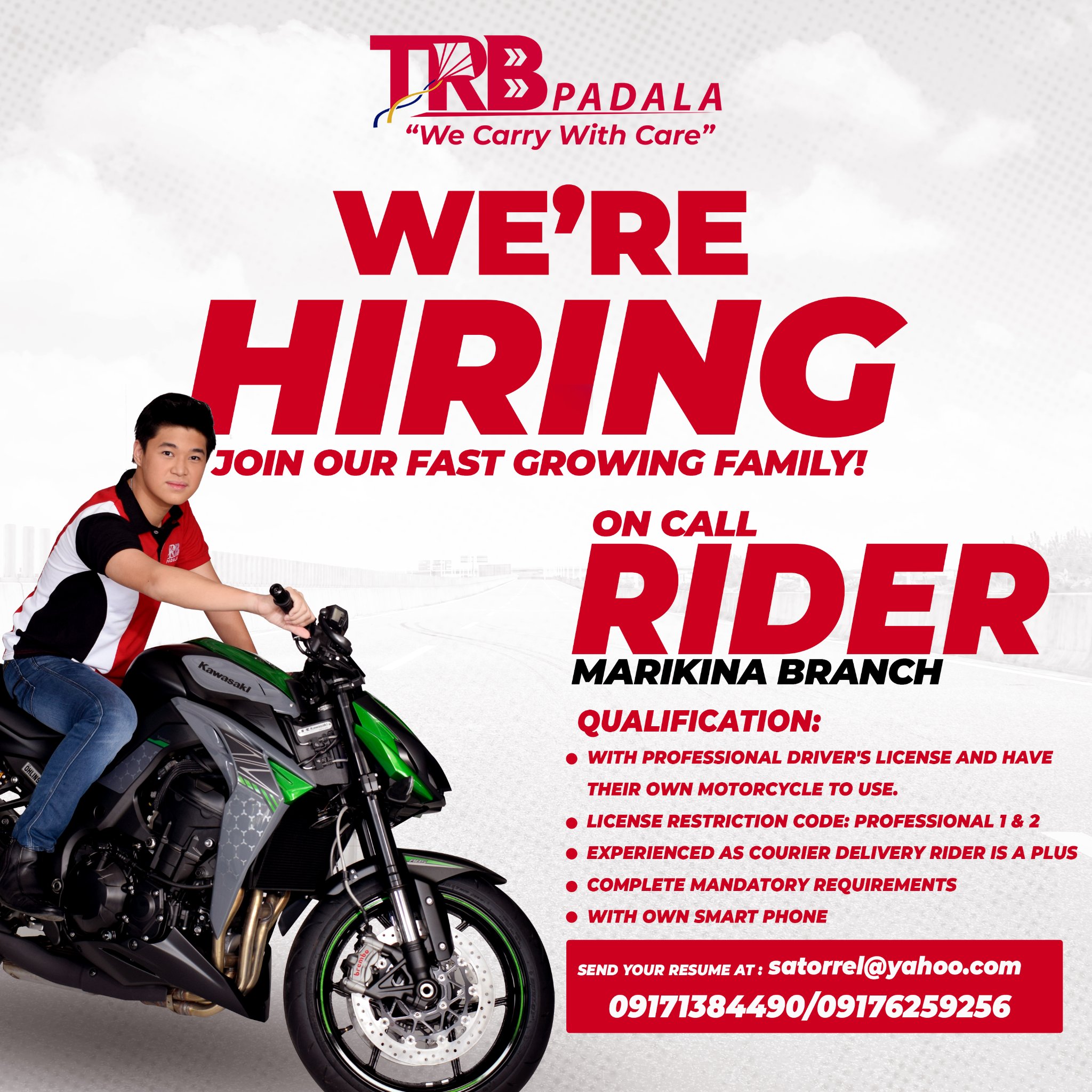 Interasado ka ba? send mo na... - TRB Padala Marikina Branch | Facebook