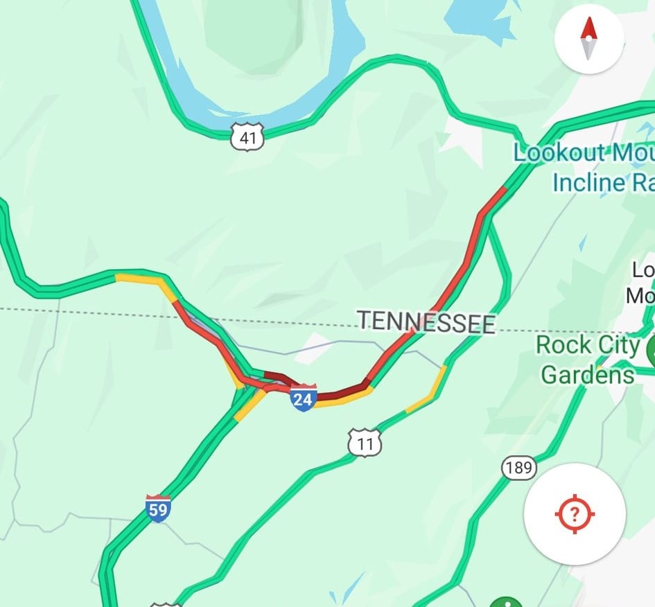 Dalton GA to Chattanooga TN Directions