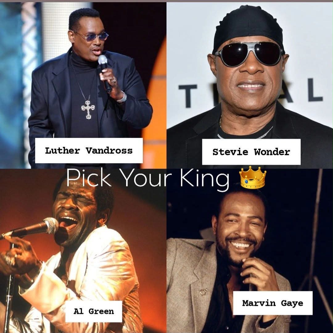 MGN T L Luther LutherVandross Vandross Stevie Wonder Pick Your