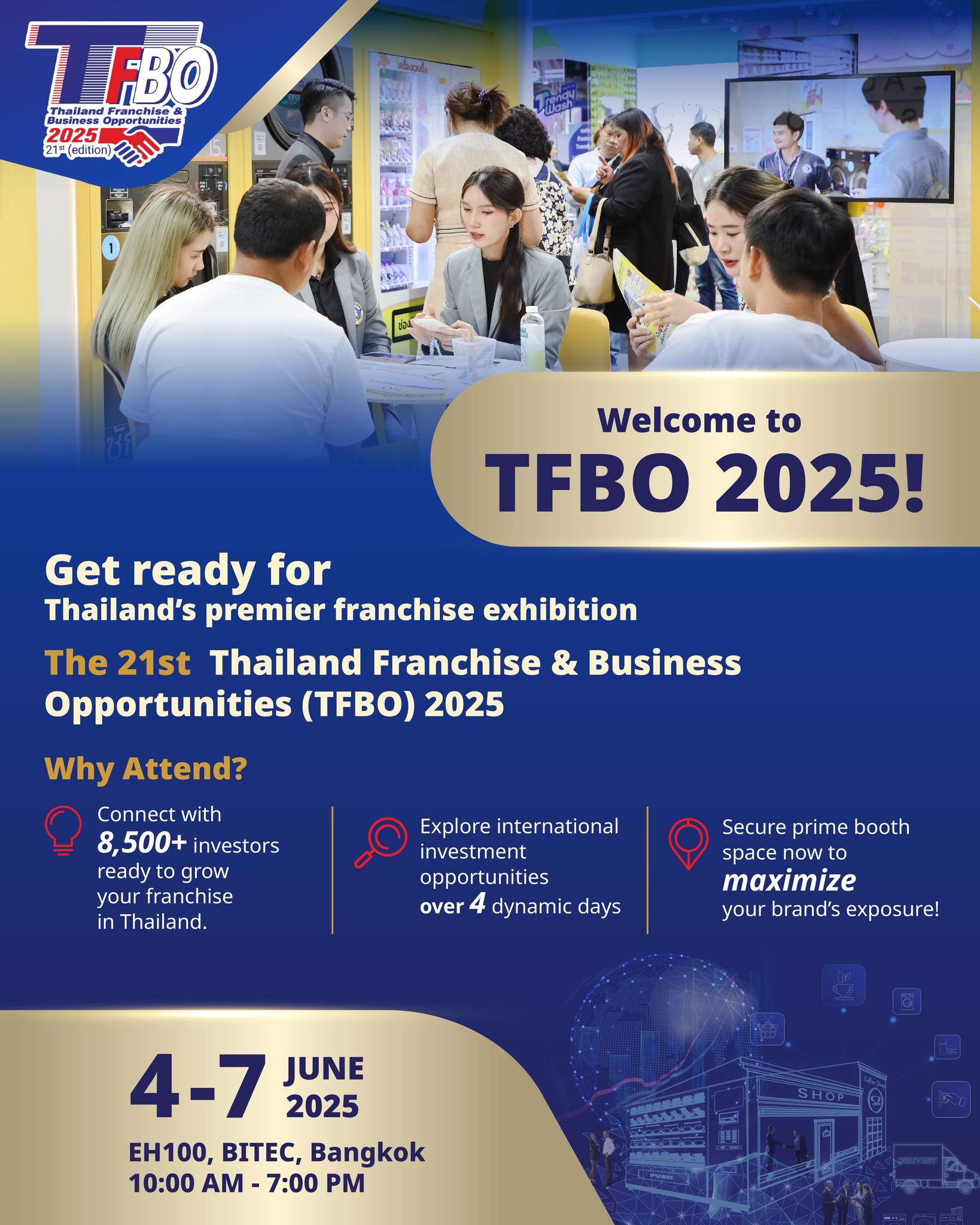 Welcome to TFBO 2025! 🎉 . Get... - Thailand Franchise Show | Facebook