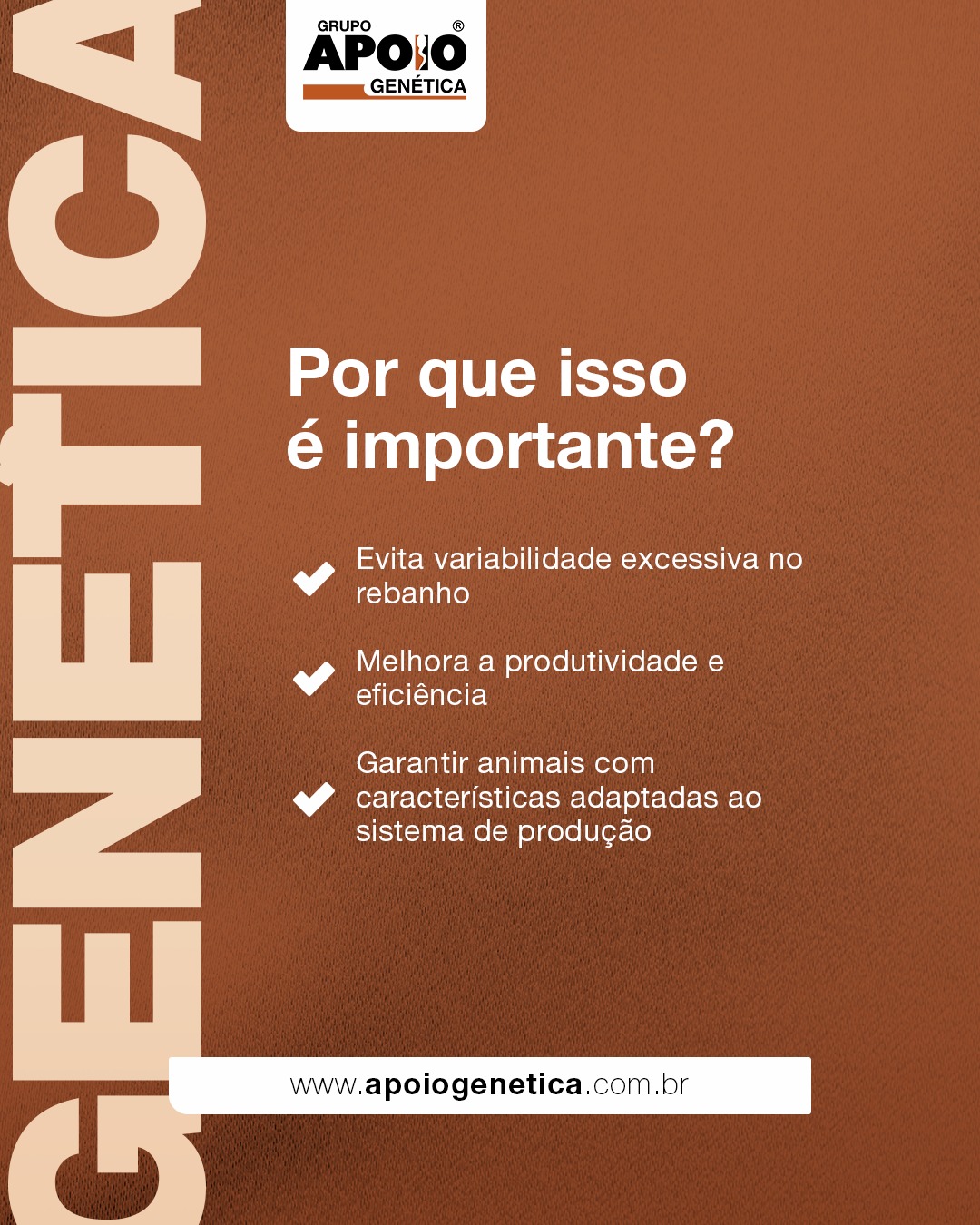 Grupo Apoio Genética - 💥 LANÇAMENTO APOIO GENÉTICA 💥 Acompanhe o ...