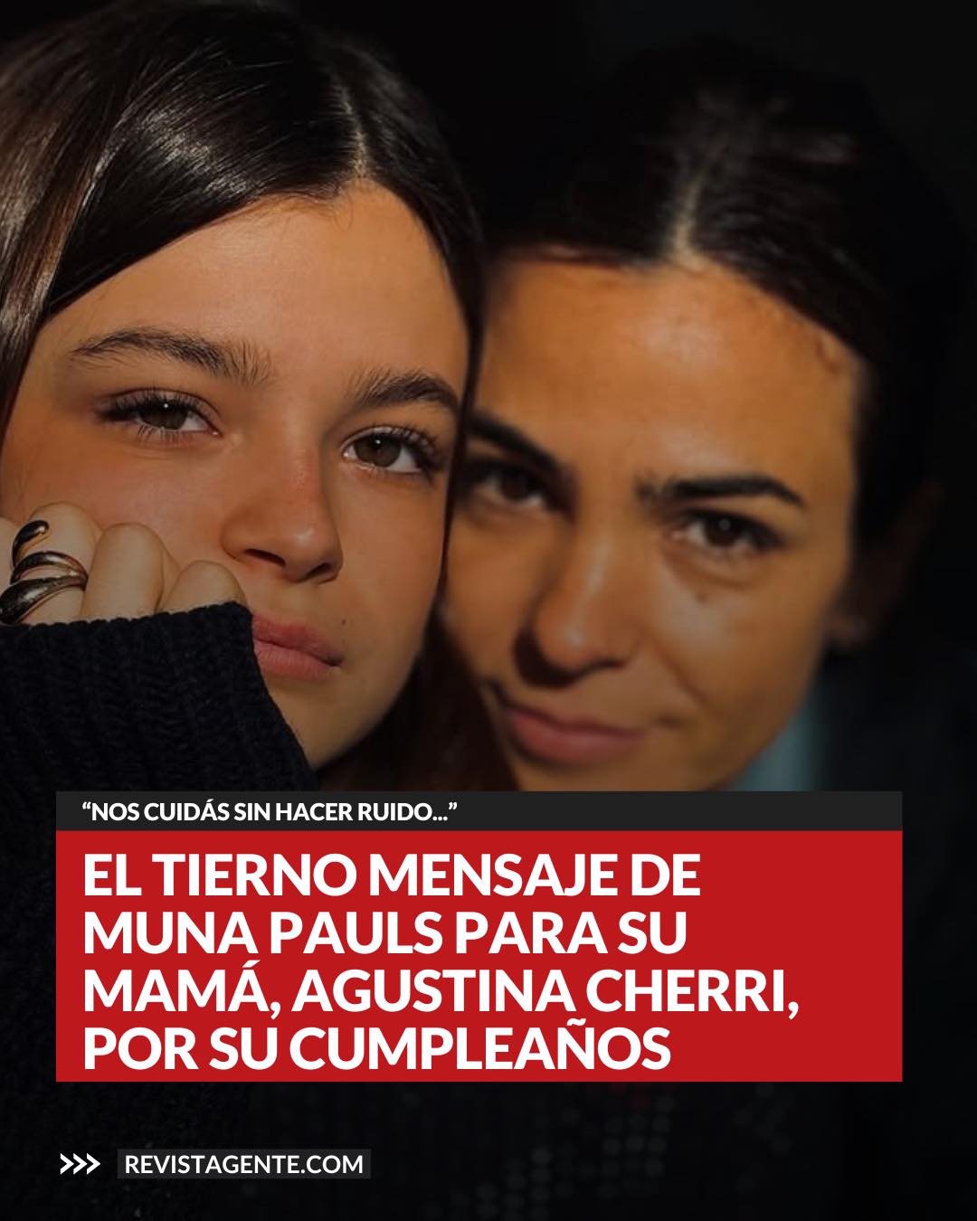 GENTE - 🥰 El emotivo mensaje que le dedicó la hija mayor de la actriz ...