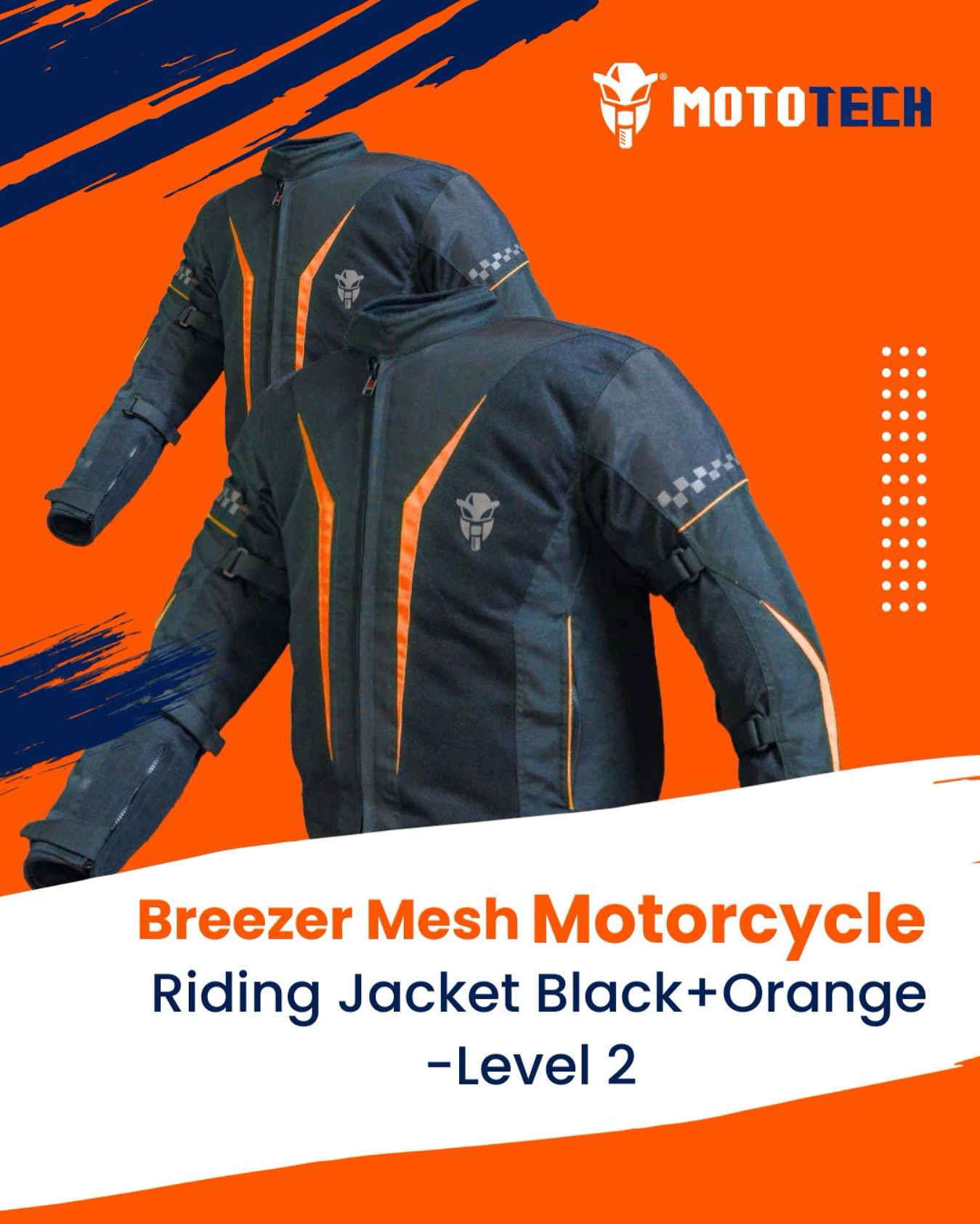 MotoTech - 🔥 Ride cool, stay protected! The Breezer Mesh Motorcycle ...