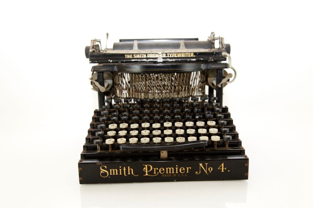 Smith Premier Typewriter Co check from 1896