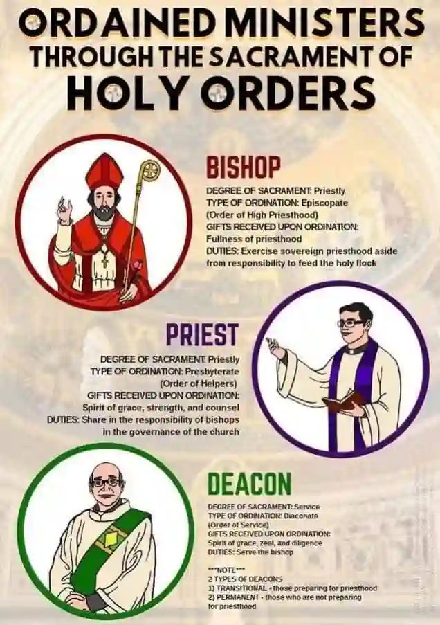 WE ARE CATHOLIC | The sacrament of holy orders is conferred in three ...