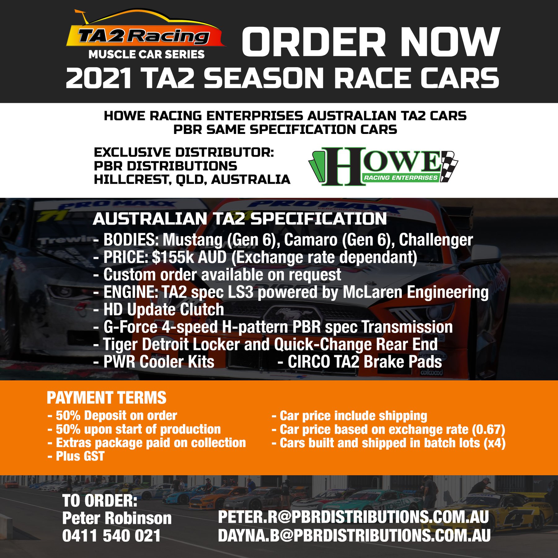 AUSTRALIAN TA2 RACING - ORDER NOW... - TA2 Racing Australia | Facebook