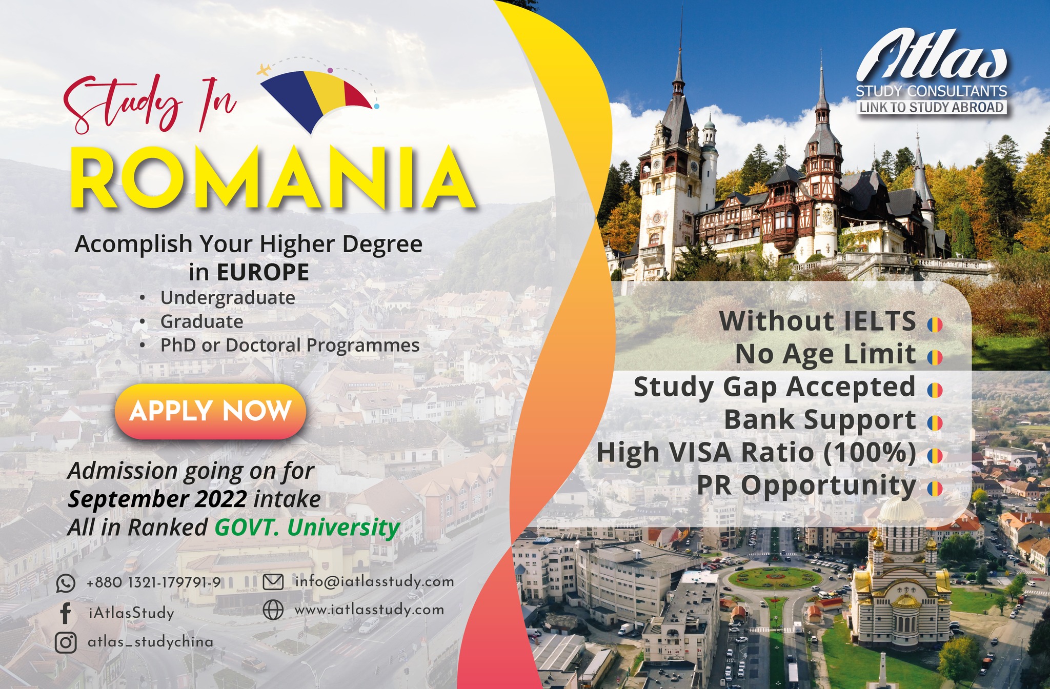 🔊 Higher study in EUROPE ! 🔊... - Atlas Study Consultants