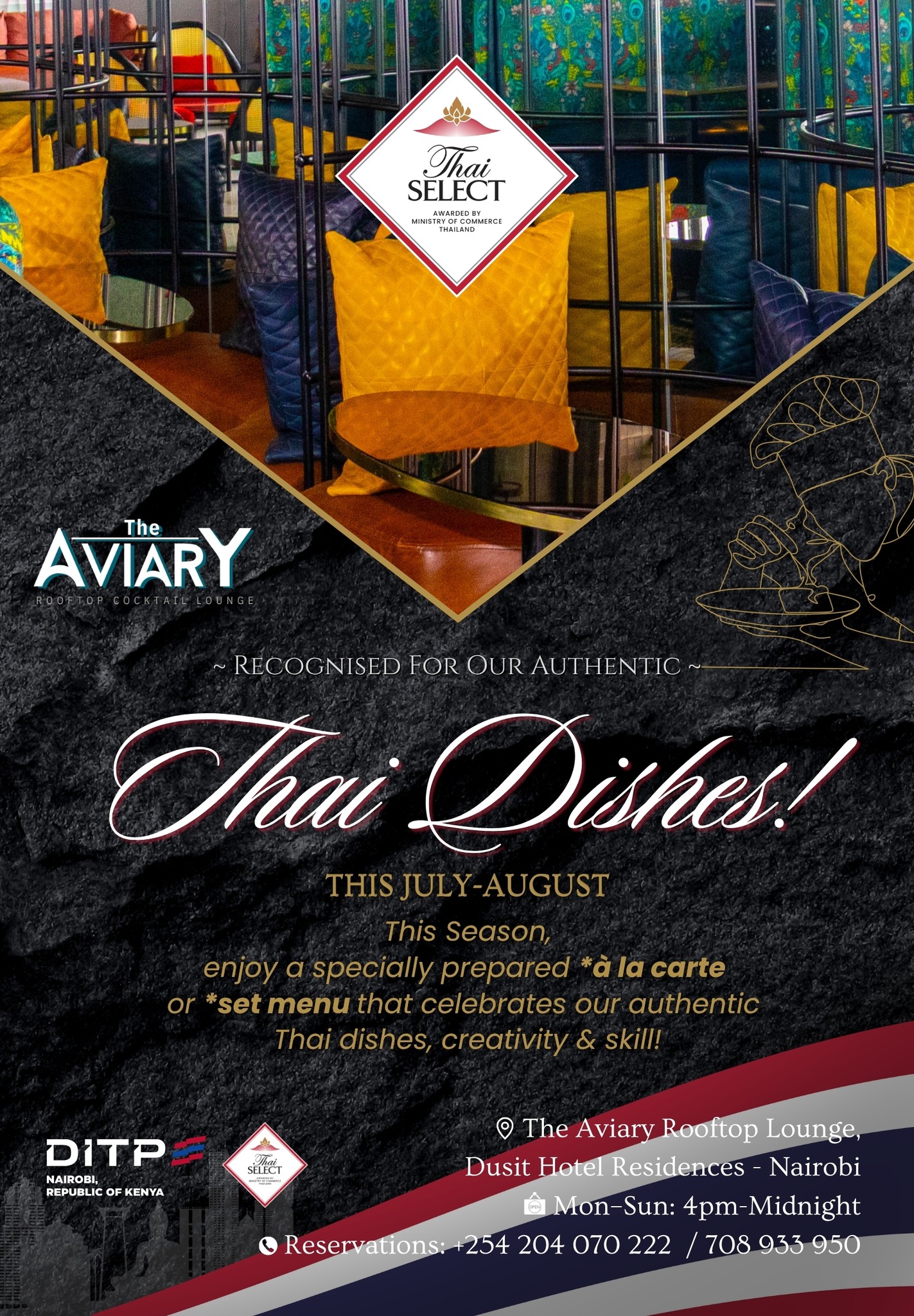 ✨👨‍🍳🇹🇭 The Aviary Rooftop Lounge - Dusit Princess Hotel