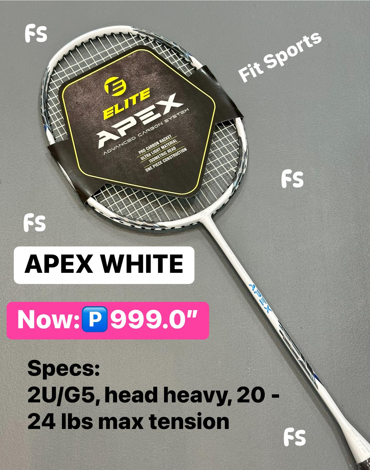 💥ELITE BADMINTON APEX RACKET SALE‼️... - FIT Sports Outlet | Facebook