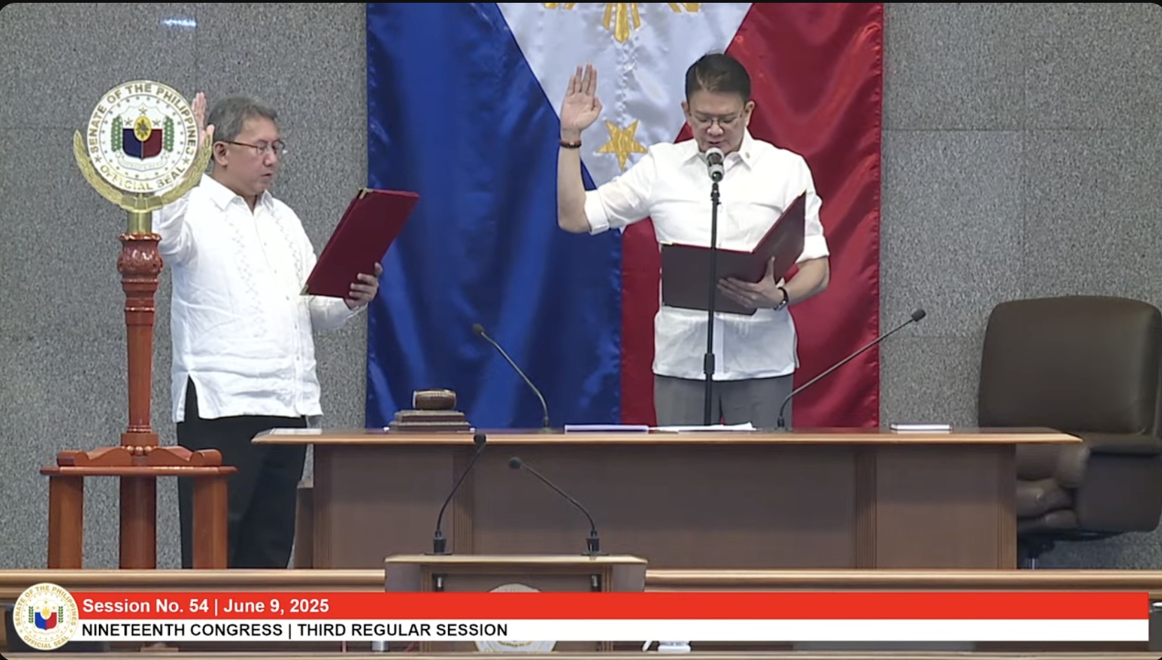 One - JUST IN | Nanumpa na si Senate President Chiz Escudero bilang ...