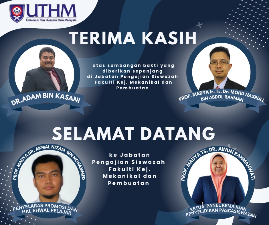 FKMP - Pihak Jabatan Pengajian Siswazah, Fakulti Kejuruteraan Mekanikal ...