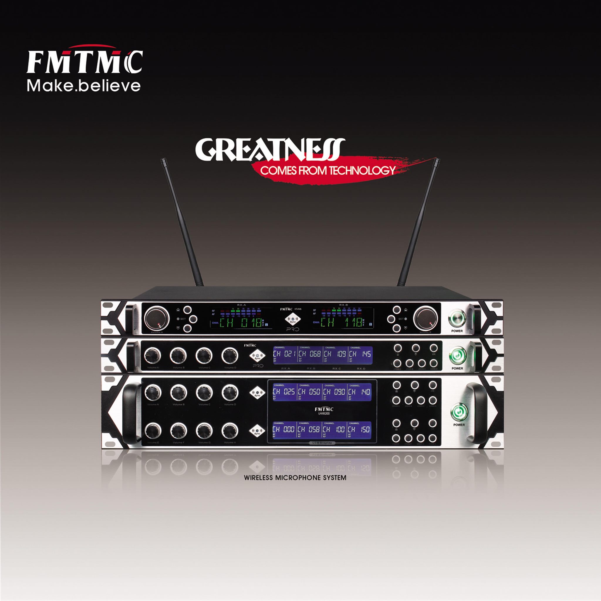 U33 Hottest Dual Channel Wireless Microphone. | Fmt Microphone