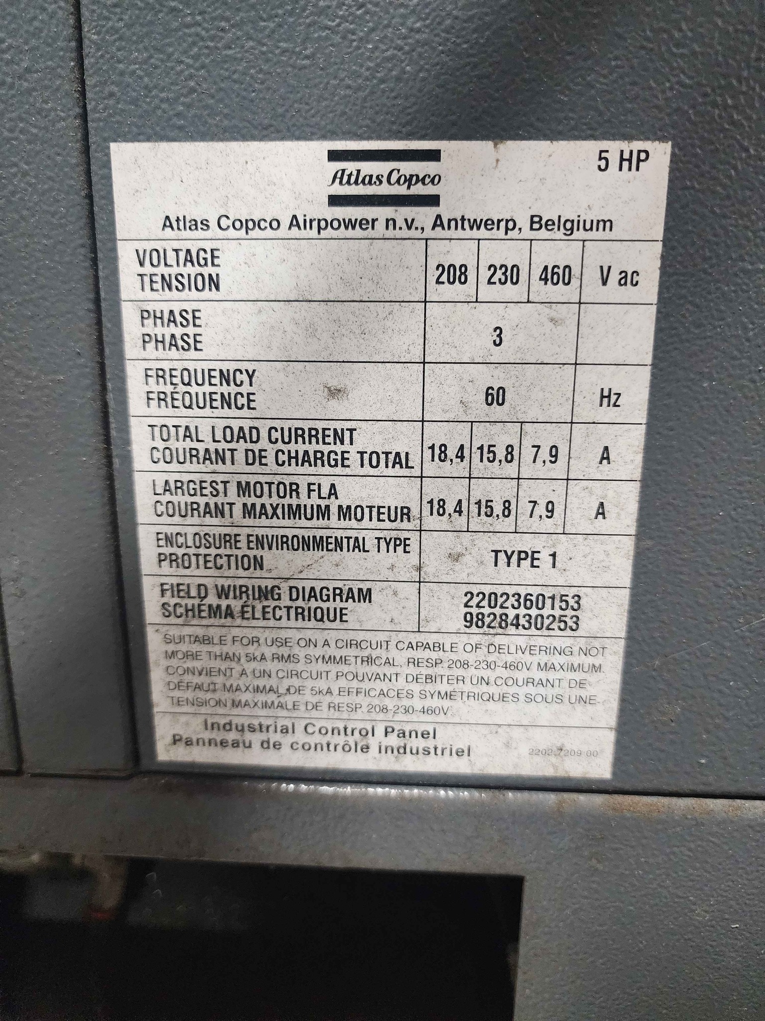 Service Filter Kit For Atlas Copco GX4 FF Compressor – RE KIT FK66923