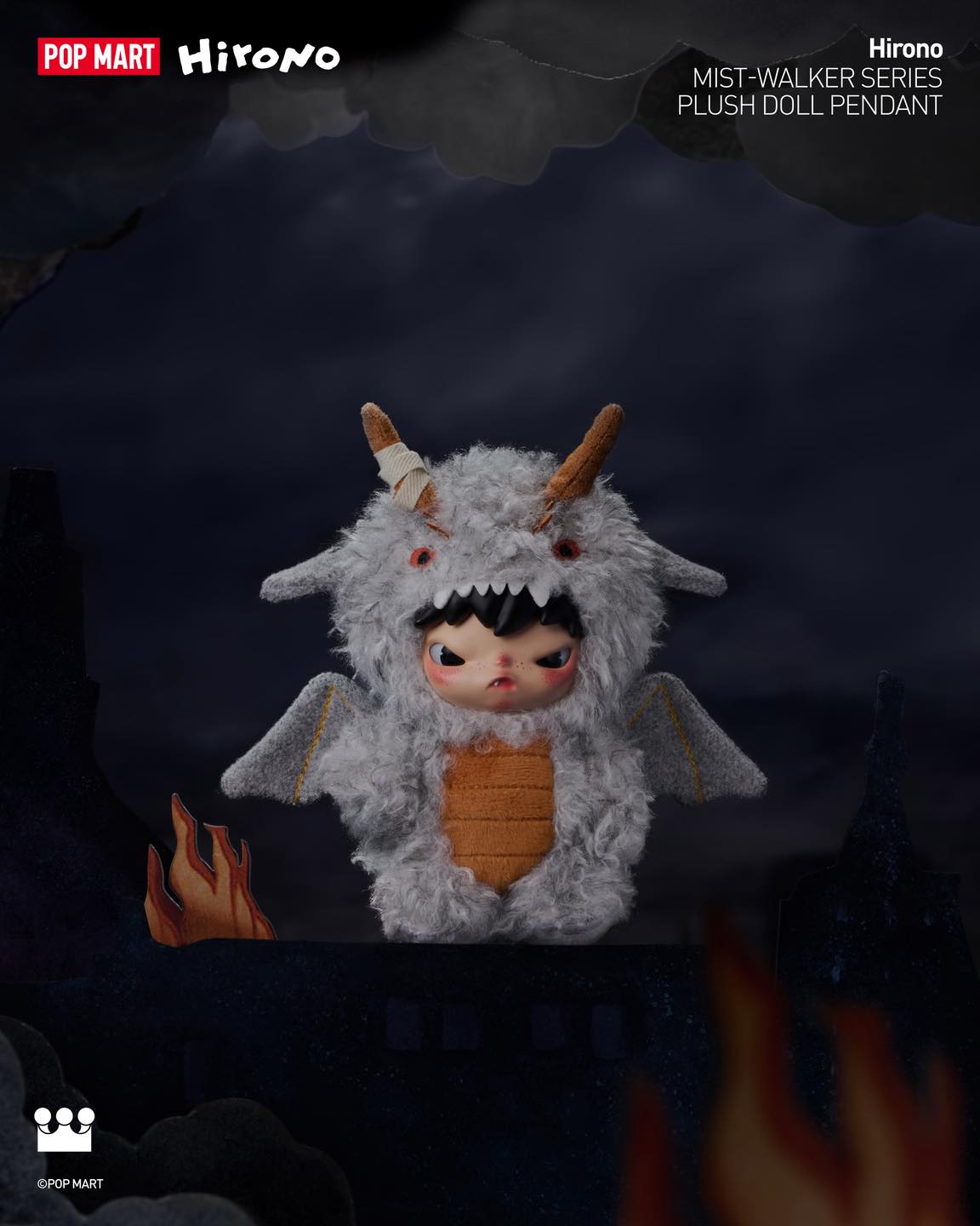 HIRONO MIST-WALKER SERIES - PLUSH DOLL PENDANT A mysterious mist