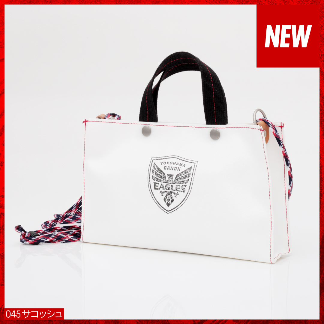 mickey 横浜キヤノンイーグルス トートバッグ ホワイト 横浜頒布 🆕1.18新発売＆再販】045横濱帆布鞄コラボ！ 横浜のおしゃれなバッグ