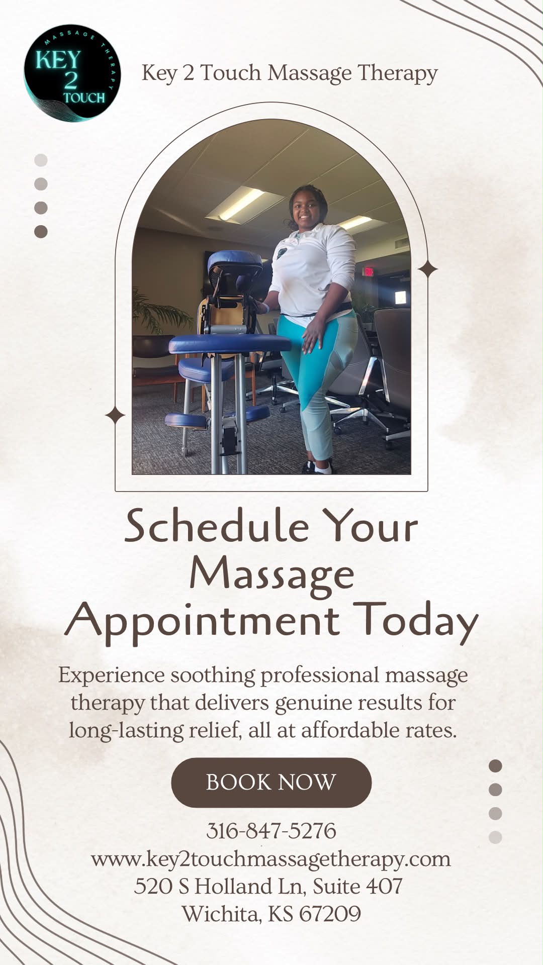 さつき　Massage Peel ×2本 Key 2 Touch Massage Therapy, LLC | Wichita KS