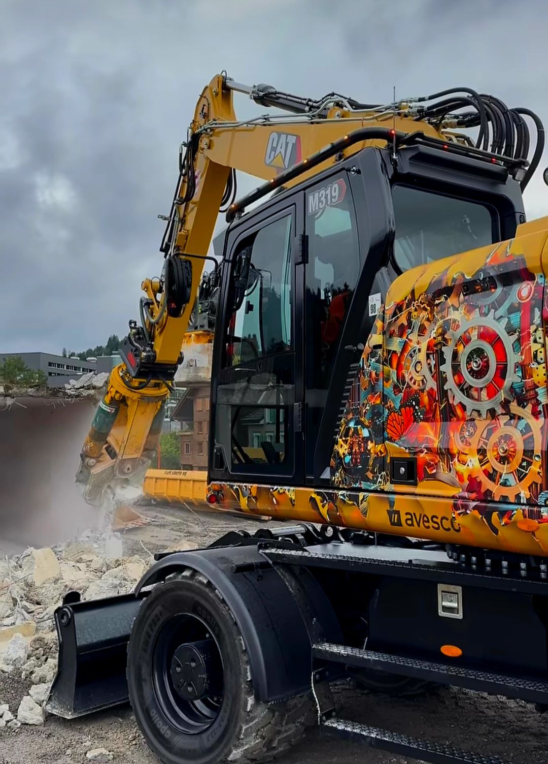 One of the coolest things about seeing demolition in Europe is