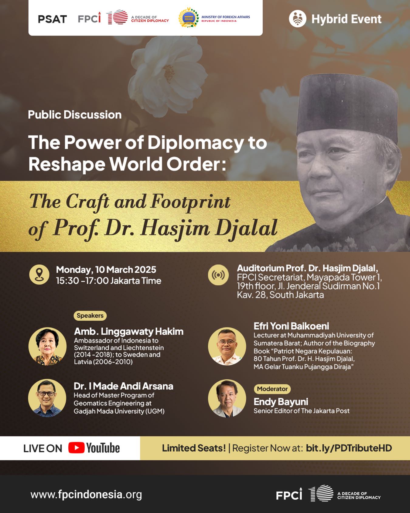 Foreign - Professor Dr. Hasjim Djalal, a pivotal figure in Indonesian ...