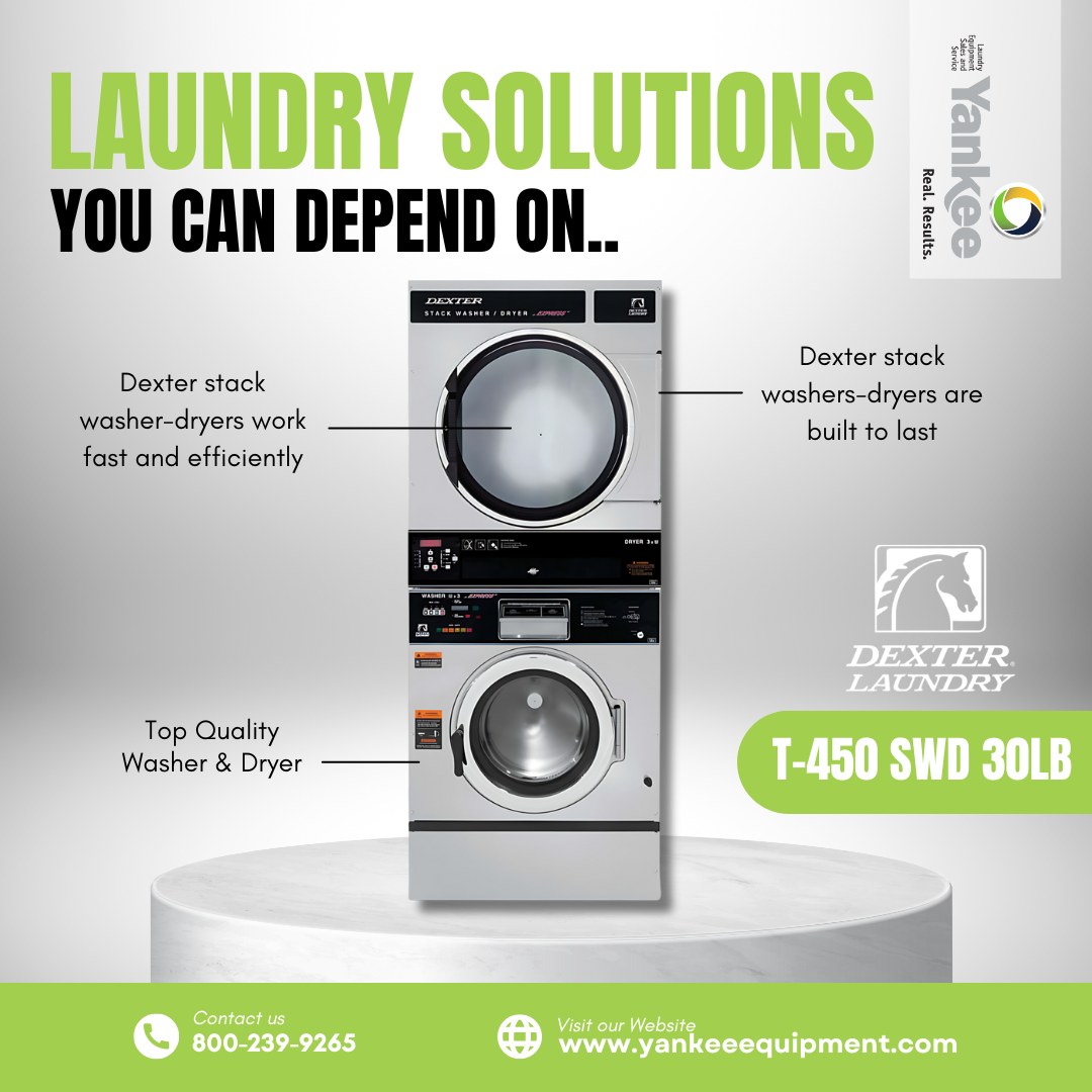 Yankee - Introducing the Dexter T-450 SWD 30lb Express Washer Dryer ...