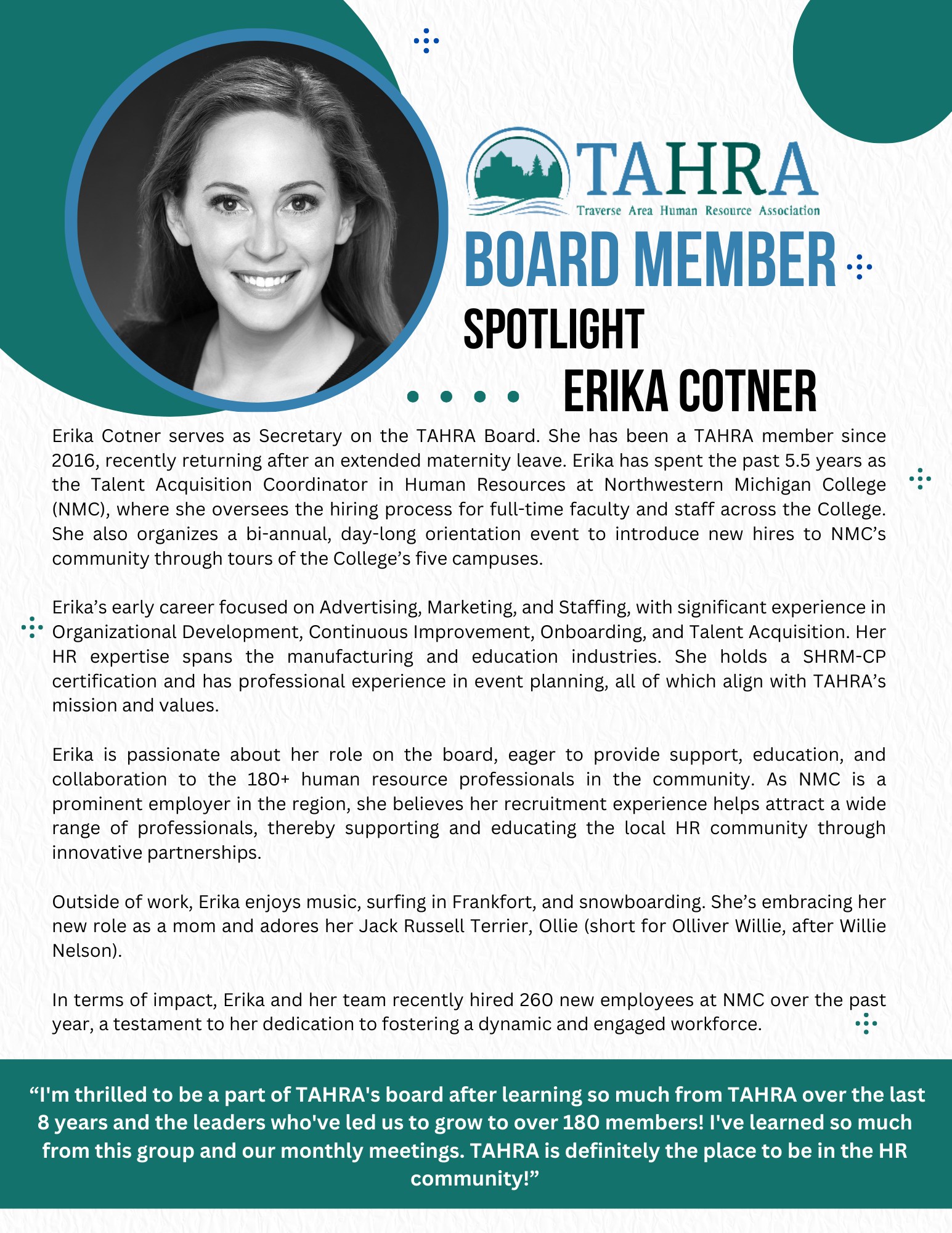 🎉 Meet... - TAHRA - Traverse Area Human Resource Association | Facebook