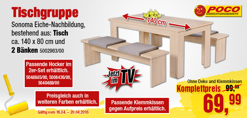 POCO - Treffpunkt: #Tischgruppe! Ob zum Essen oder auch einfach nur zum Quatschen: https://goo.gl/GmiKfU #meinpoco #poco