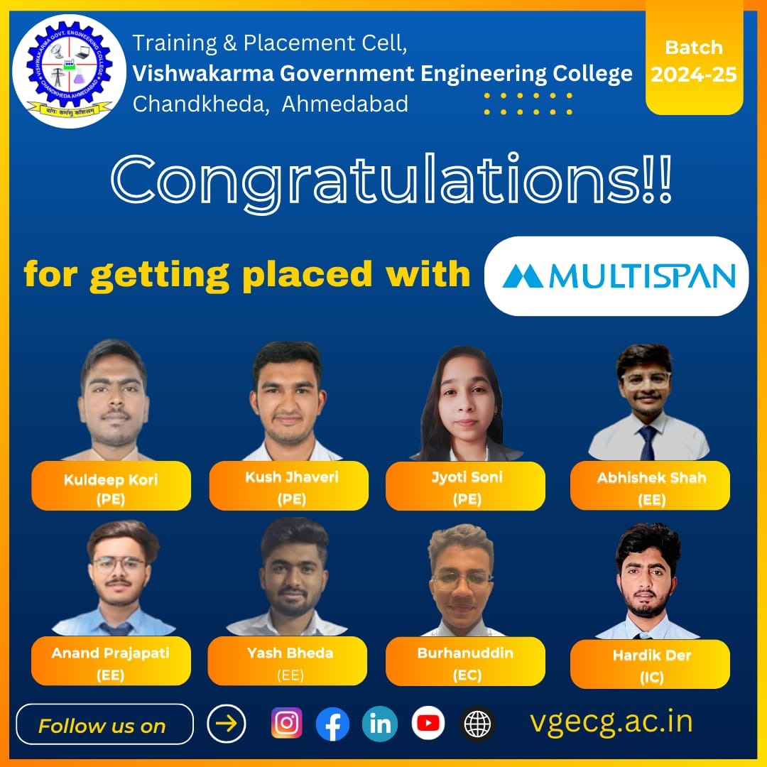 VGEC.Official - Congratulations on getting placed in... | Facebook
