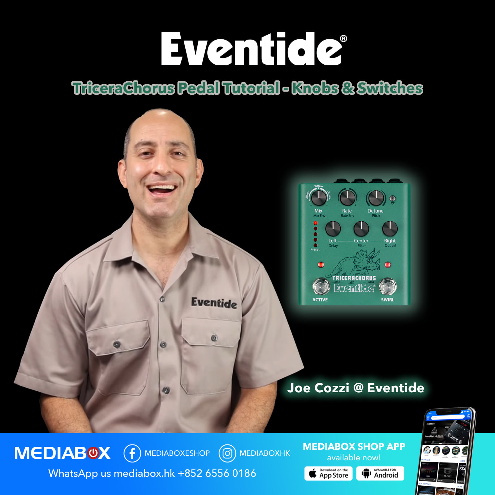 MEDIABOX - [Eventide - TriceraChorus Pedal] Tutorial -... | Facebook