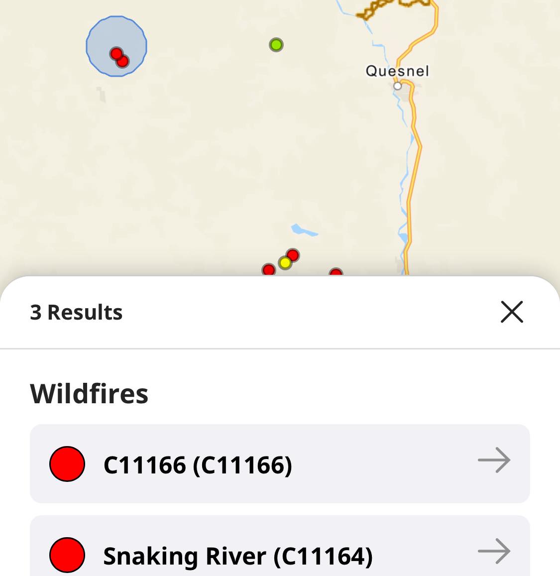 Cariboo - 🔥 Wildfire Update Cariboo Fire Ctr Out of Control 60 km West ...