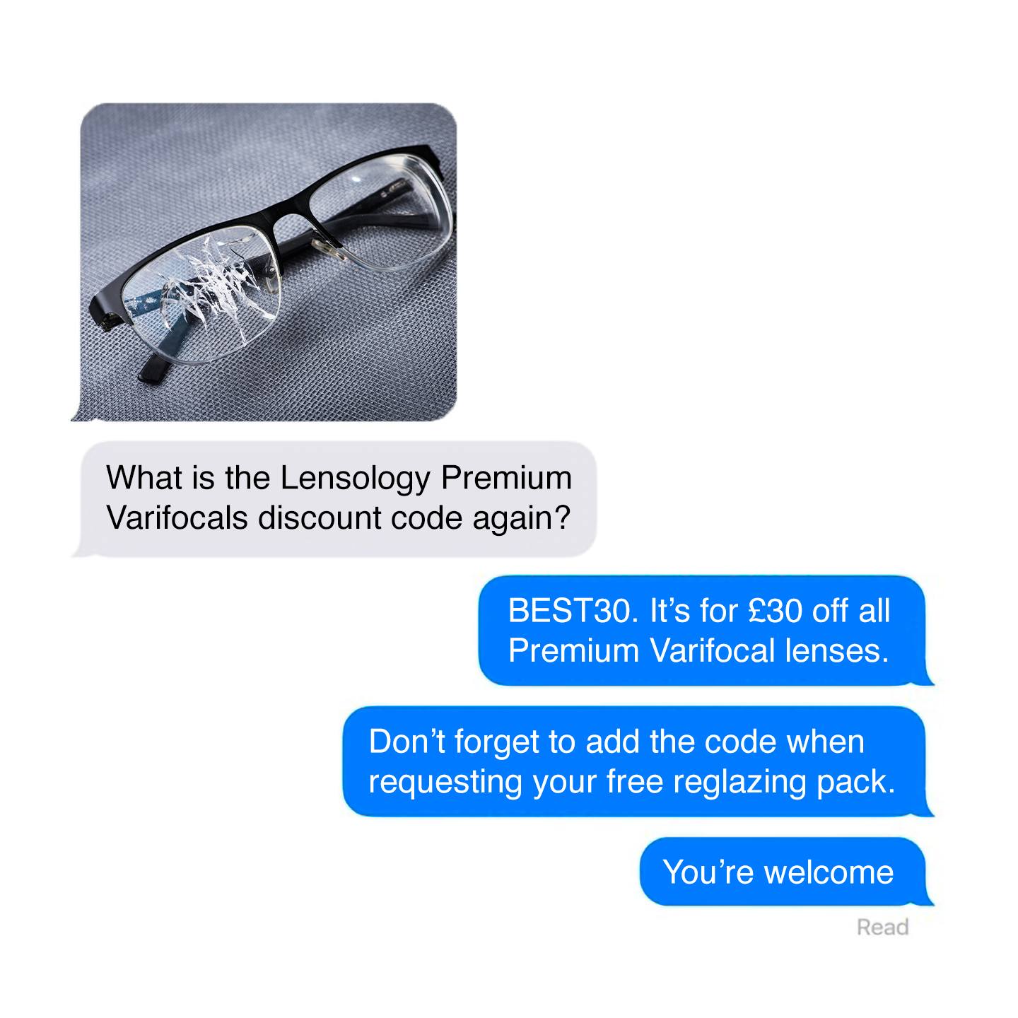 Lensology - Sharing is caring! Need a discount code for... | Facebook