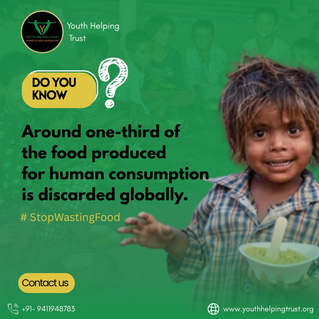 Youth - 🌍 Do You Know? 🧐 A shocking one-third of the food produced for ...