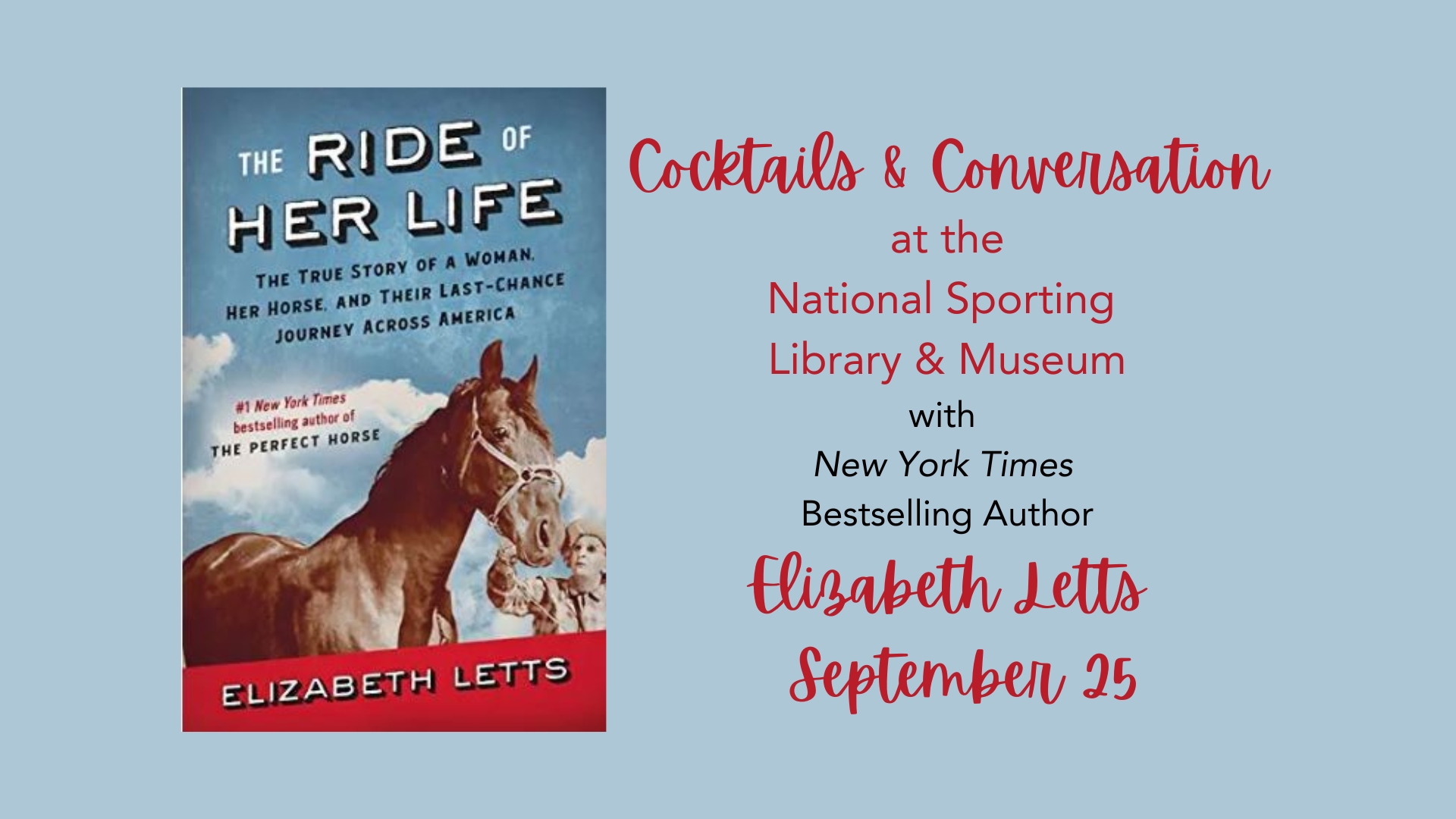 Cocktails & Conversation with Elizabeth Letts