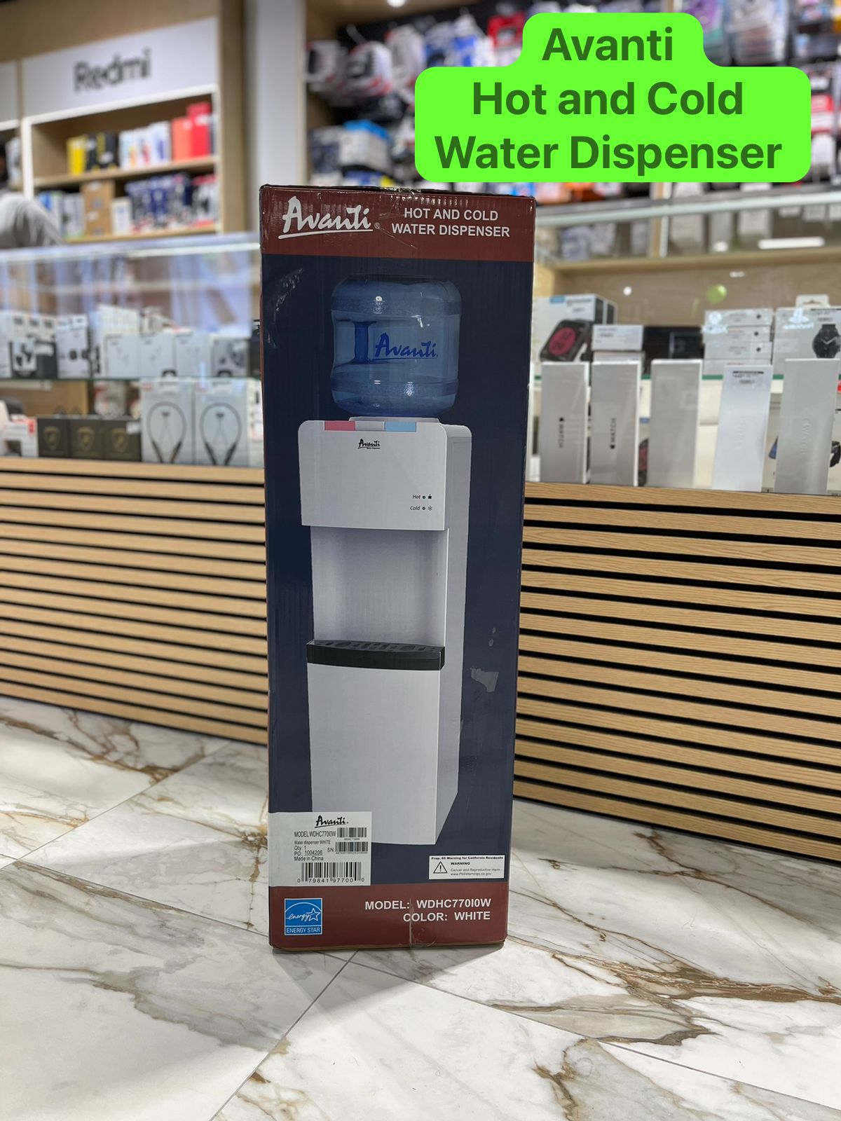 V2 - Avanti Hot and Cold Water Dispenser - Water Cooler for 5 Gallon ...