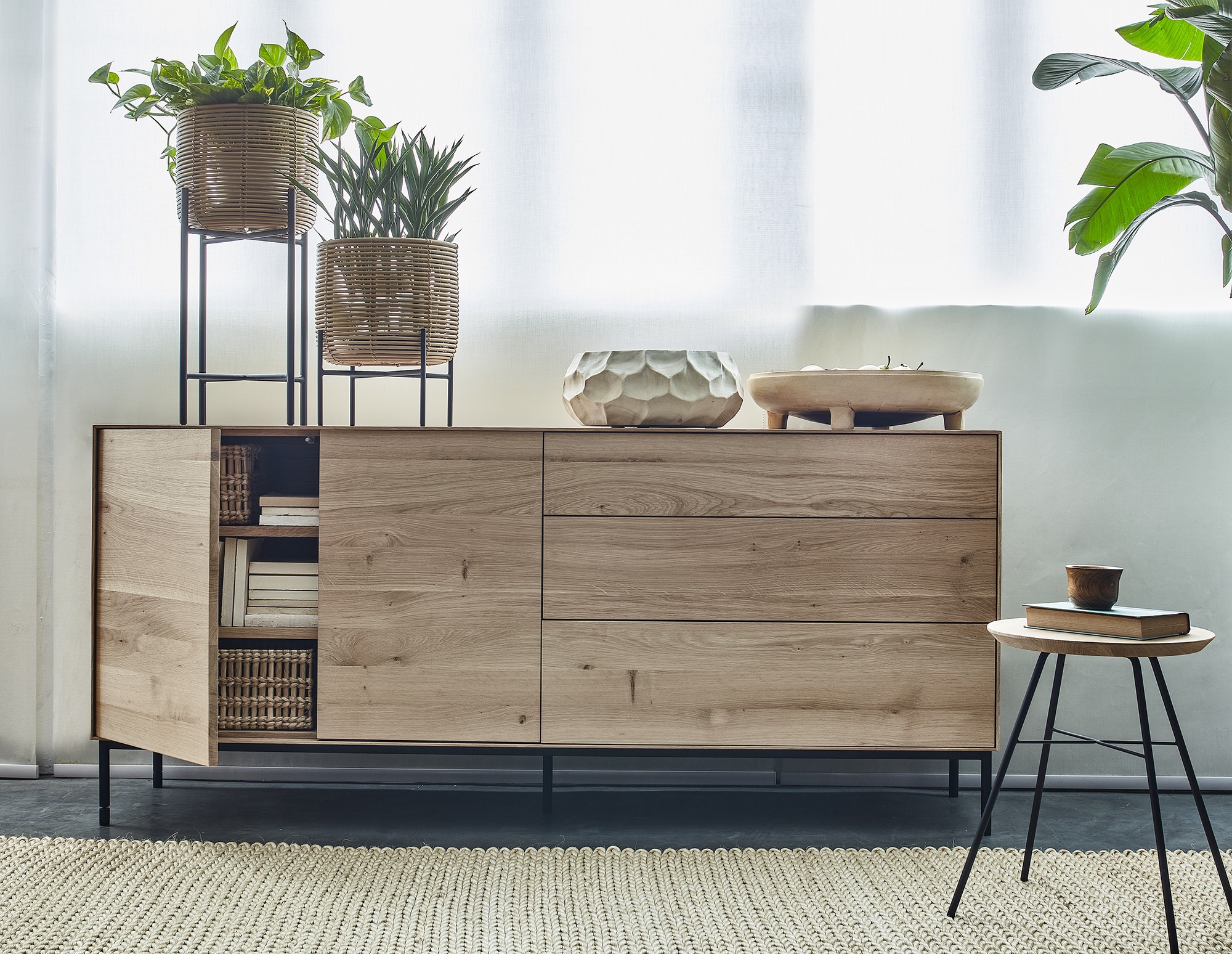 TREE Hong Kong - crafted from reclaimed solid teak and black iron ...