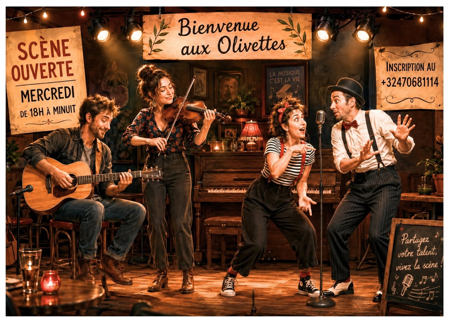 Scène ouverte Aux Olivettes
