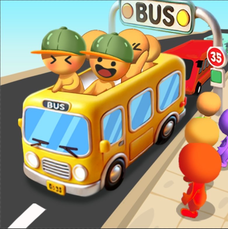Bus Sort: Color Parking Jam