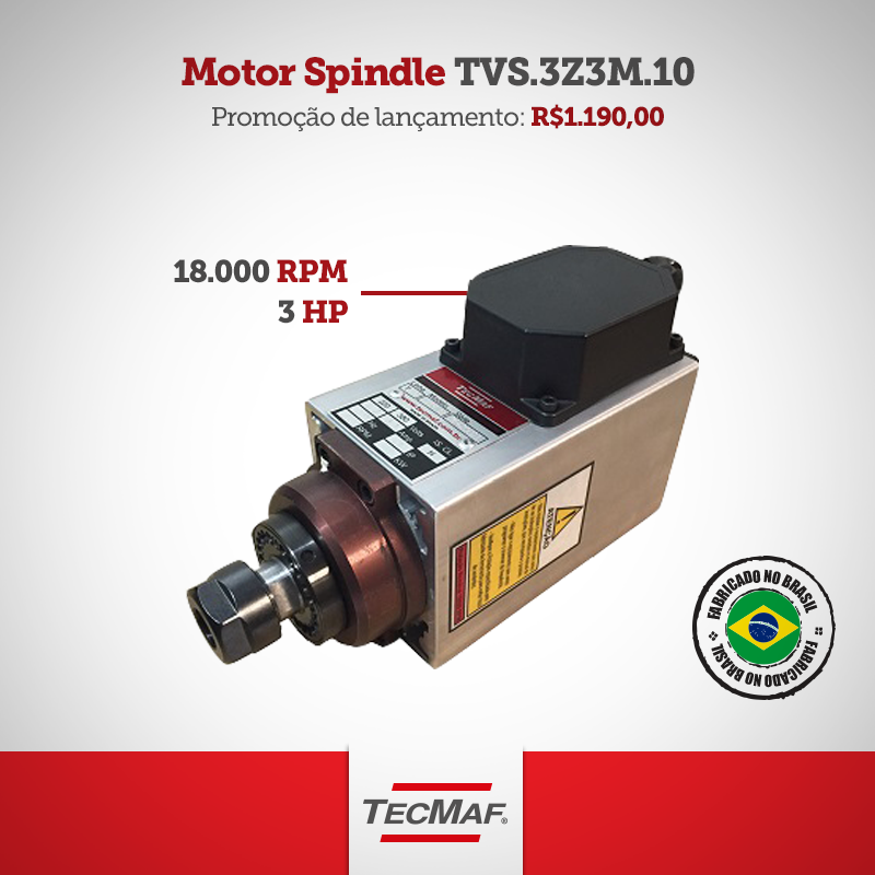 Tecmaf - Motor Spindle ideal para a utilização em Routers CNC e ...