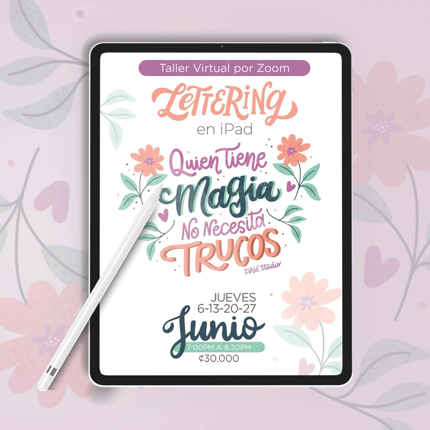 Fervi - Curso de Lettering en iPad - NIVEL 1 ¿Querés aprender hacer ...