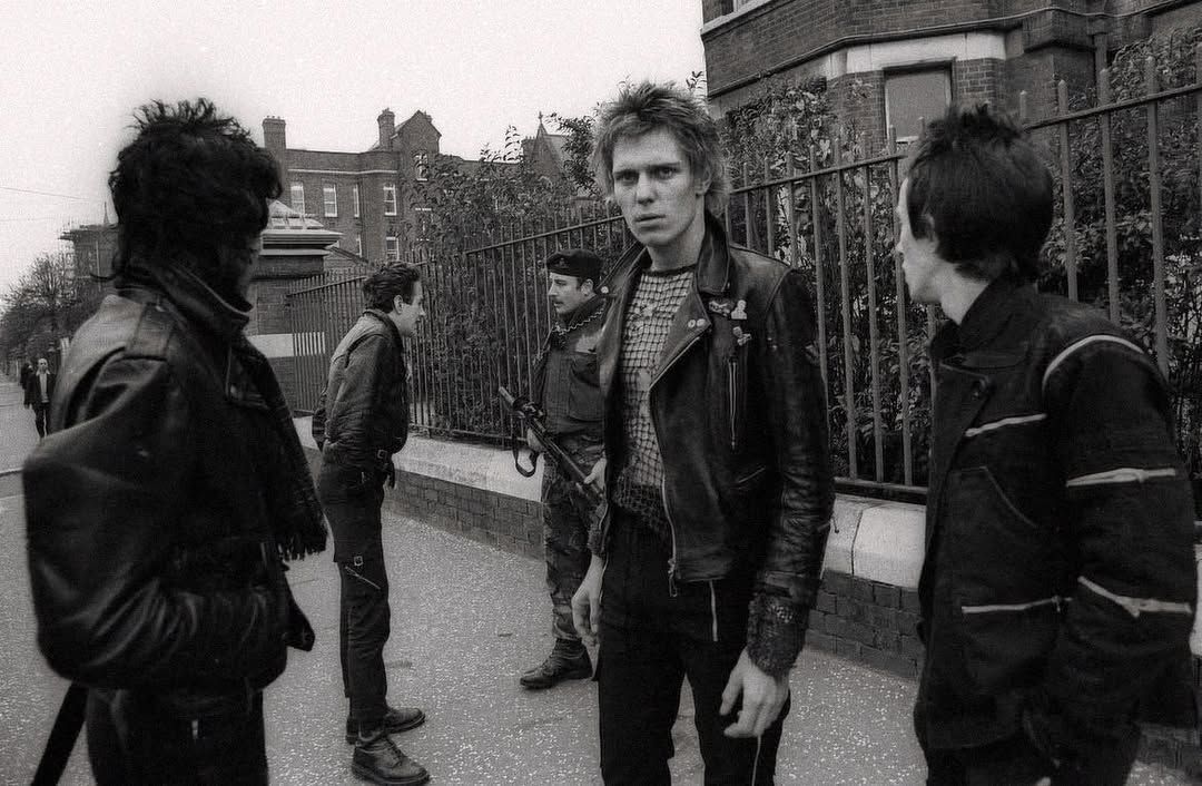 This iconic photo of The Clash, captured by the legendary Bob