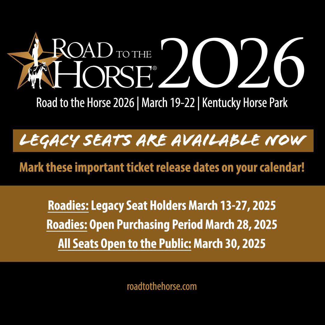 Road - *** RTTH 2026 Legacy Tickets On Sale Now! *** Road to the Horse ...